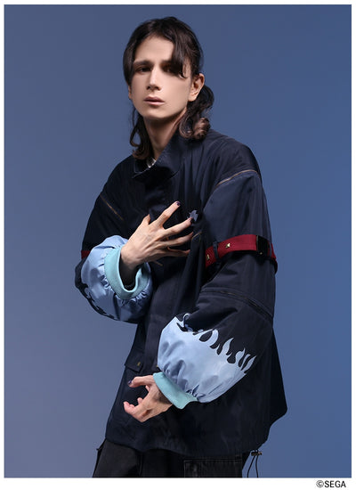 Sonic the Hedgehog x Favorite Collaboration - Werehog Midnight 2 Way Sleeve Monster Vest Jacket [Pre-Order Feb 2027]