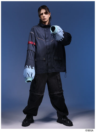Sonic the Hedgehog x Favorite Collaboration - Werehog Midnight 2 Way Sleeve Monster Vest Jacket [Pre-Order Feb 2027]