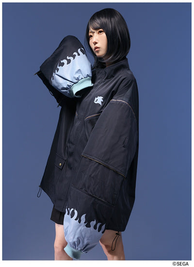 Sonic the Hedgehog x Favorite Collaboration - Werehog Midnight 2 Way Sleeve Monster Vest Jacket [Pre-Order Feb 2027]