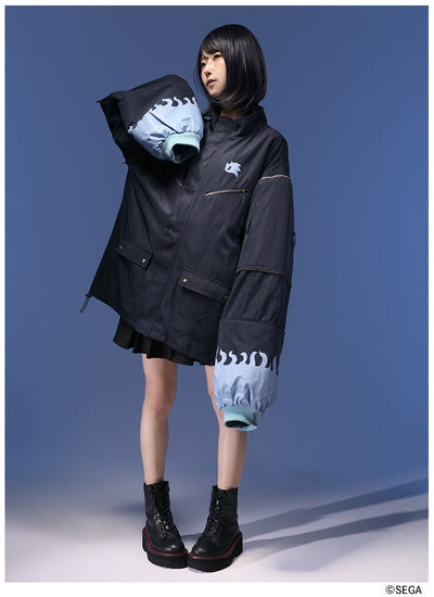 Sonic the Hedgehog x Favorite Collaboration - Werehog Midnight 2 Way Sleeve Monster Vest Jacket [Pre-Order Feb 2027]