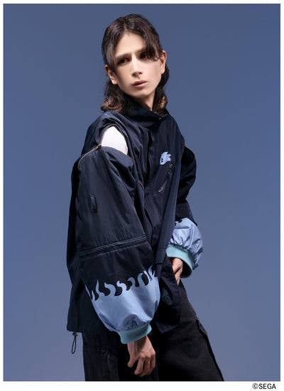 Sonic the Hedgehog x Favorite Collaboration - Werehog Midnight 2 Way Sleeve Monster Vest Jacket [Pre-Order Feb 2027]