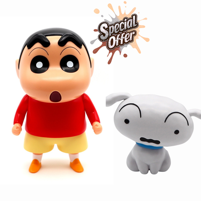 [Special Bundle] Crayon Shin-chan SOFVIPS Figure - Shinnosuke Nohara & Shiro Complete Set of 2 [Pre-order Mar 2027]