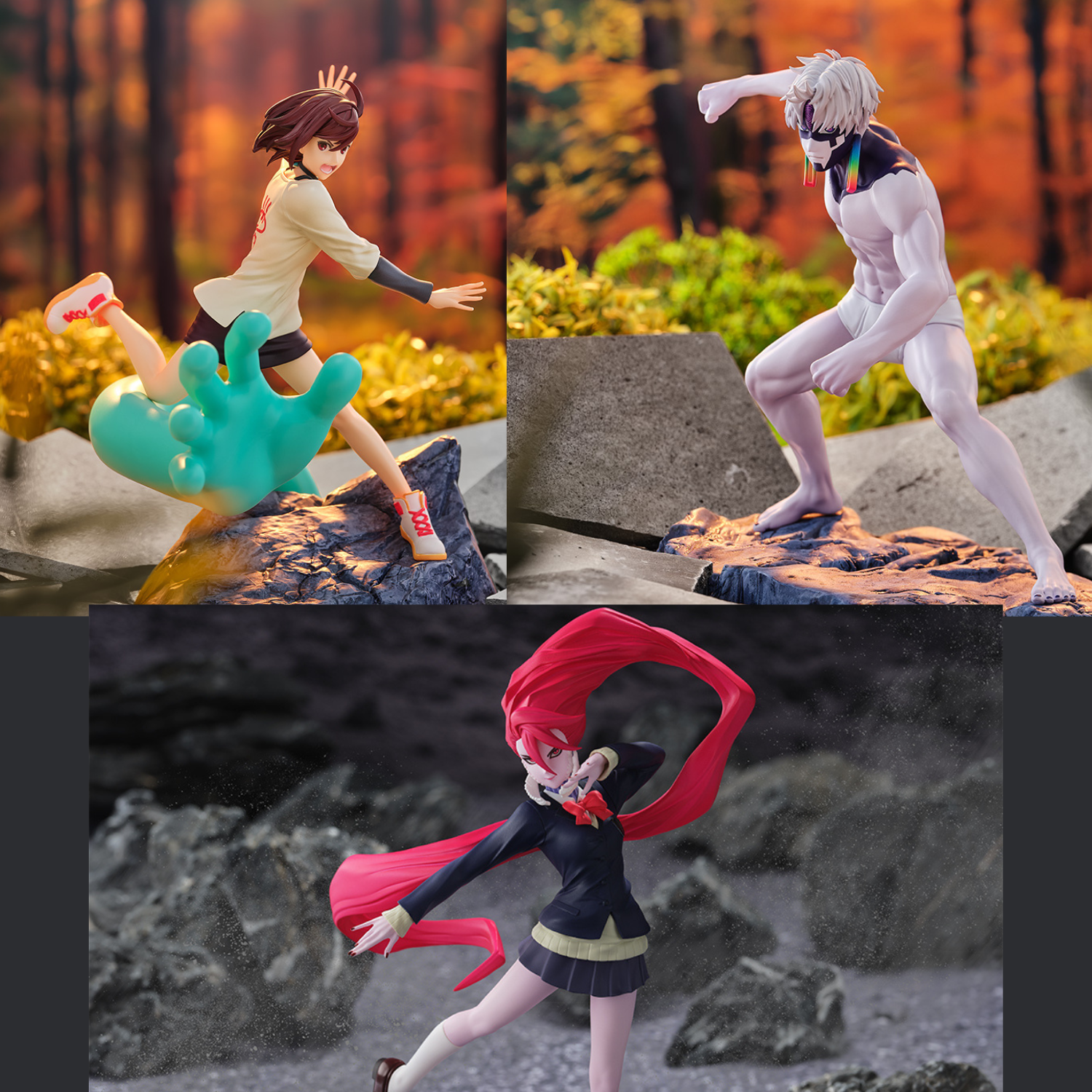 [Special Bundle] DanDaDan Luminasta Figure - Jiji  Momo & Aira Transformation ver. Complete Set of 3 [Pre-Order Jan 2027]