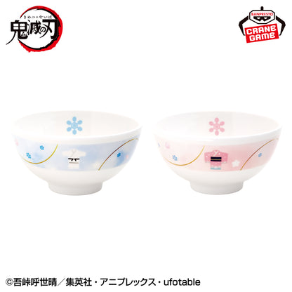 [Special Bundle] Demon Slayer Melamine Rice Bowl Set - Hakuji & Koyuki (2 Types) [Pre-Order Sep 2026]