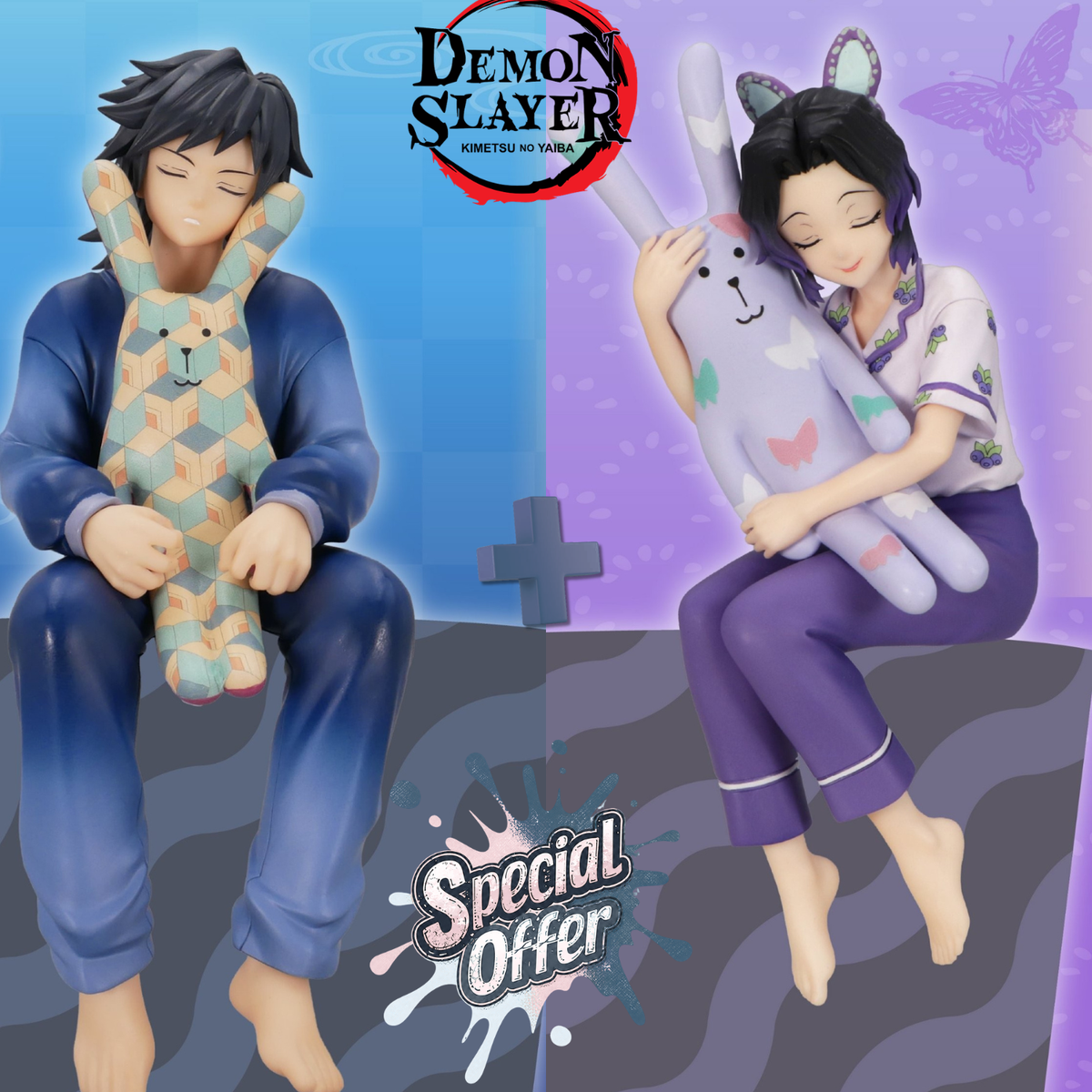 [Special Bundle] Demon Slayer Noodle Stopper Figure x Craftholic Round 1 Exclusive - Giyu Tomioka & Shinobu Kocho [Pre-Order Mar 2027]