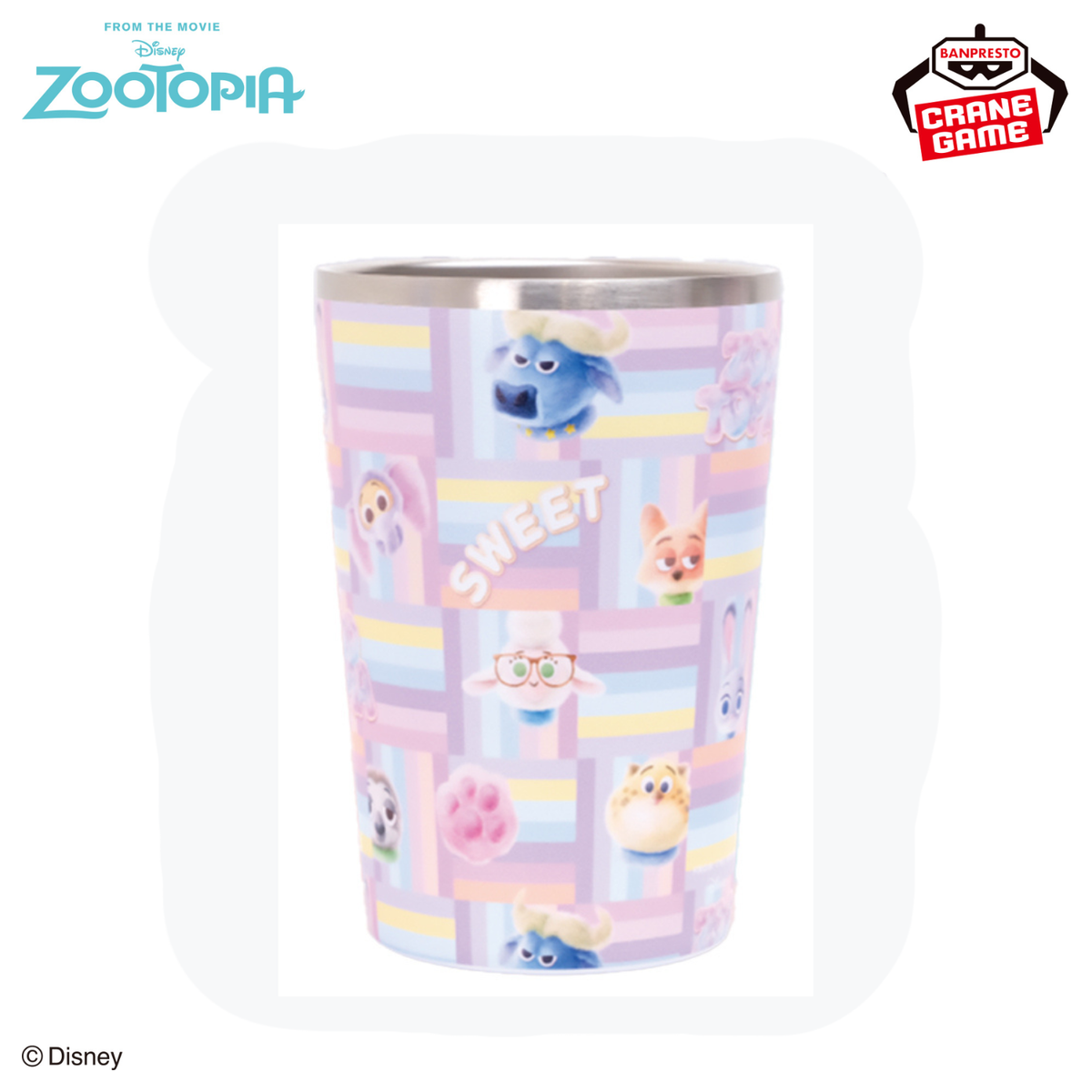 [Special Bundle] Disney Character Zootopia - Multicolor Tumbler Sweet Topia (4 Types)