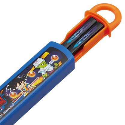 [Special Bundle ]Dragon Ball - Rectangular Lunch Box Dragon Ball Design Daima Ver. + Chopsticks & Chopstick Case Set
