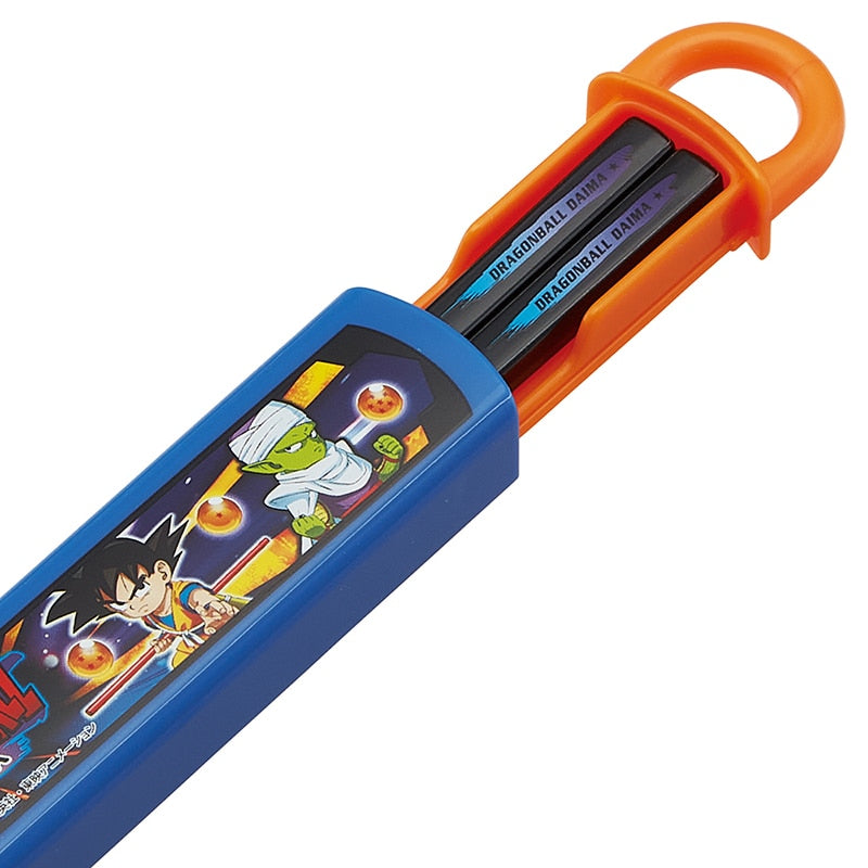 [Special Bundle ]Dragon Ball - Rectangular Lunch Box Dragon Ball Design Daima Ver. + Chopsticks & Chopstick Case Set