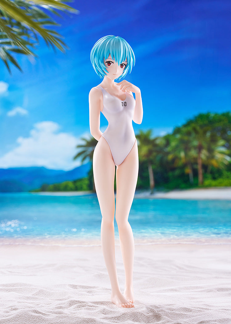 [Special Bundle] Evangelion Pop Up Parade - Ayanami Rei & Shikinami Asuka Langley L Size Figure Beach Queens Ver. [Pre-Order Jan 2027]