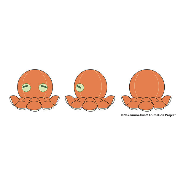 [Special Bundle] Go for It, Nakamura! - Octopus plushie + Crab & Octopus Acrylic Keychain Set [Pre-Order Mar 2027]