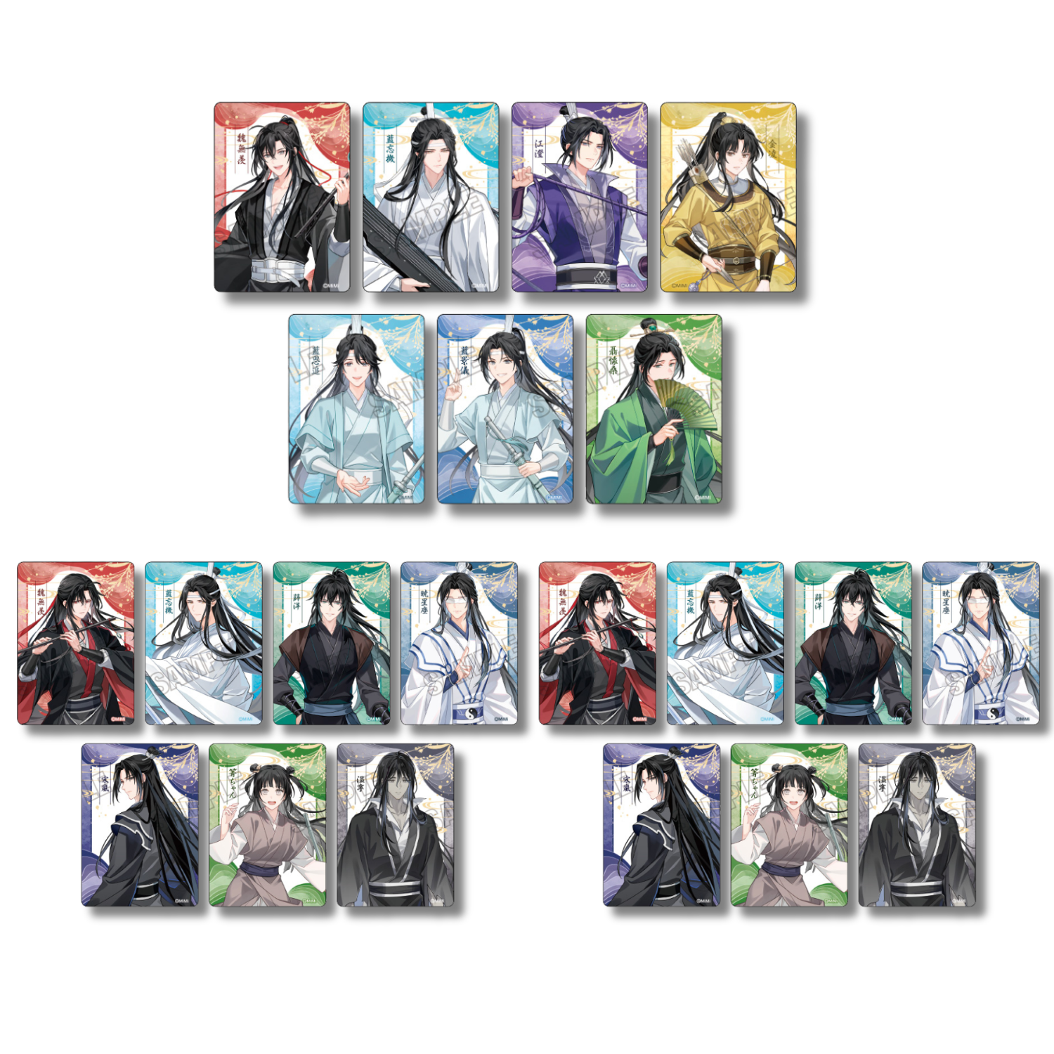 [Special Bundle] Grandmaster of Demonic Cultivation - Original Illustration Clear Card Collection Completion Commemorative Ver A B C Complete Set of 21 Types [Pre-Order Sep 2026]