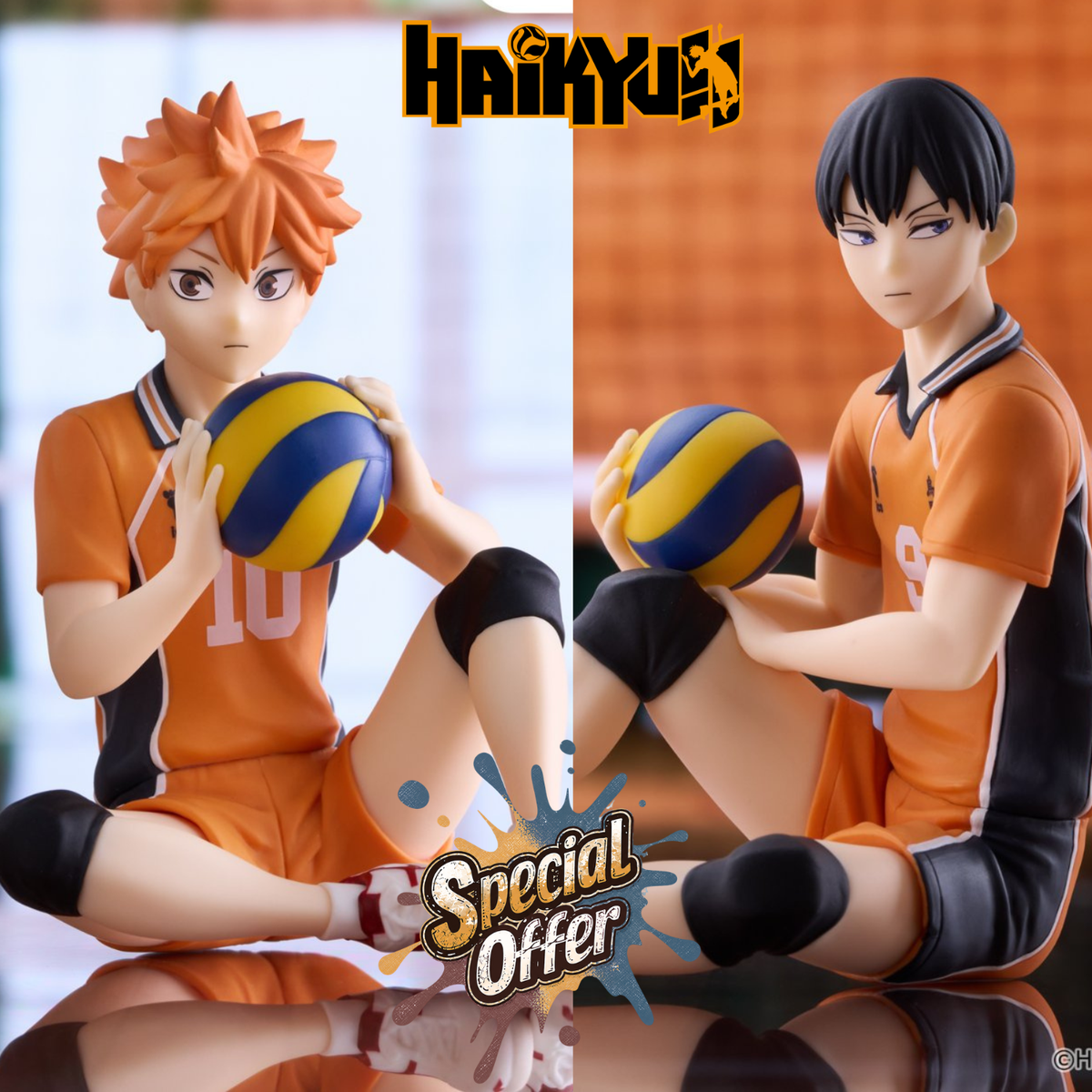 [Special Bundle] Haikyu!! Noodle Stopper Figure - Hinata Shoyo & Kageyama Tobio [Pre-order Apr 2027]