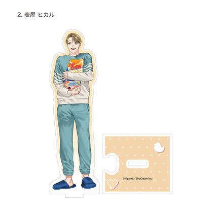 [Special Bundle] If You Say So, I'll Hold You x home date cafe - Shinobu and Hikaru Connecting Acrylic Stands (Complete Set of 2) [Pre-Order Aug 2026]