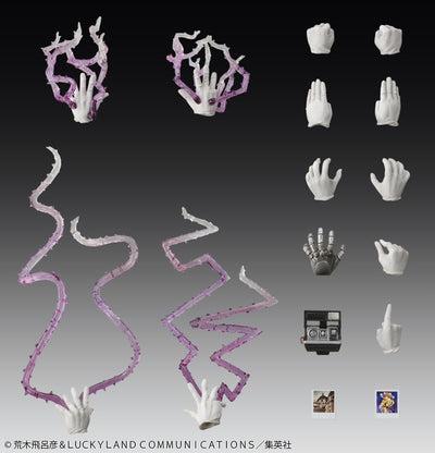 [Special Bundle] Jojo's Bizarre Adventure Part 3 Super Action Statue Figure - Joseph Joestar, Iggy & Statue Legend The Fool Complete Set of 2 [Pre-Order May 2027]