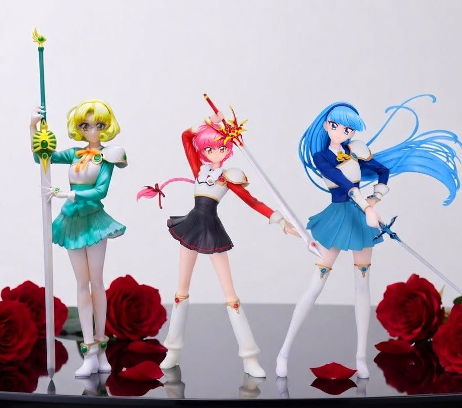 [Special Bundle] Magic Knight Rayearth Vivit Figure - Hikaru Shidou, Umi Ryuuzaki & Fuu Hououji Complete Set of 3 [Pre-Order Jan 2027]