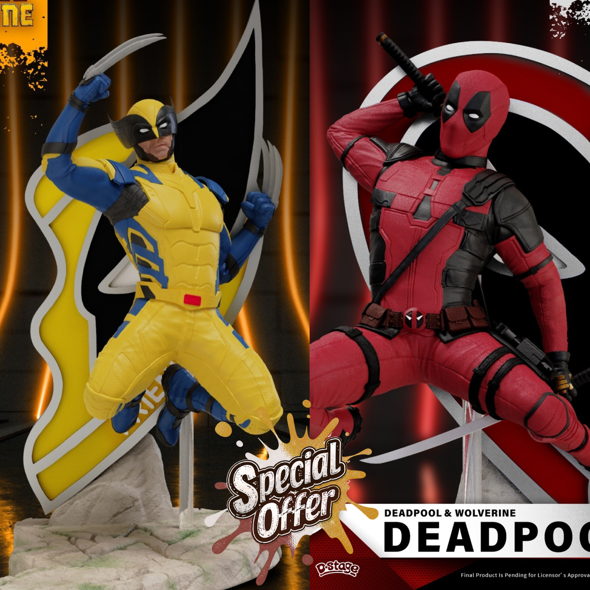 [Special Bundle] Marvel Deadpool & Wolverine - Wolverine DS 165 & Deadpool DS 164 Figure Complete Set of 2 [Pre-order Jan 2027]