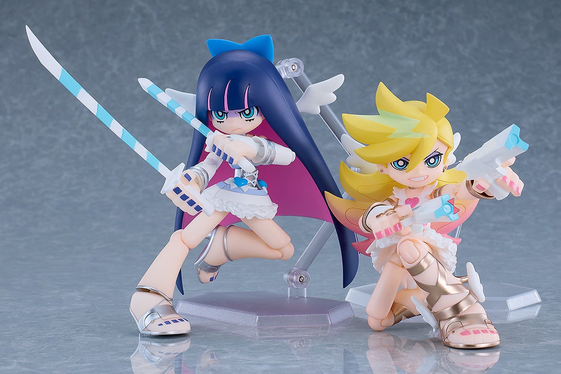 [Special Bundle] New Panty & Stocking with Garterbelt Figma Figure - Panty & Stocking Angel Ver. Complete Set of 2 Types [Pre-Order Jul 2027]