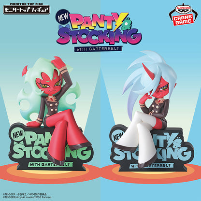[Special Bundle] New Panty & Stocking with Garterbelt Monitor Top Figure - Scanty & Kneesocks (2 Types) [Pre-Order Aug 2027]