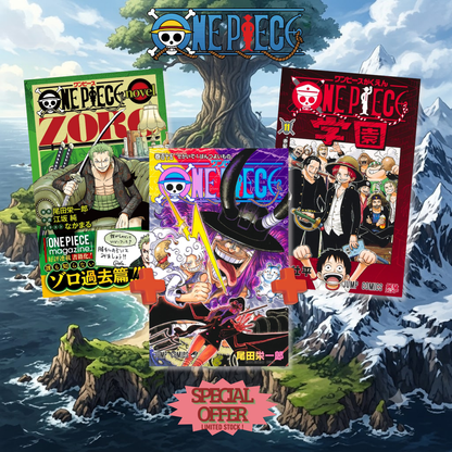[Special Bundle] One Piece - One Piece 115 Jump Comics + Novel Zoro JUMP j BOOKS + One Piece School 10