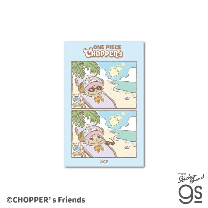 [Special Bundle] One Piece Cute Character Sticker - Chopper's Die-Cut Cross Sticker Complete Set of 12 Types