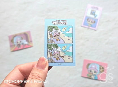 [Special Bundle] One Piece Cute Character Sticker - Chopper's Die-Cut Cross Sticker Complete Set of 12 Types
