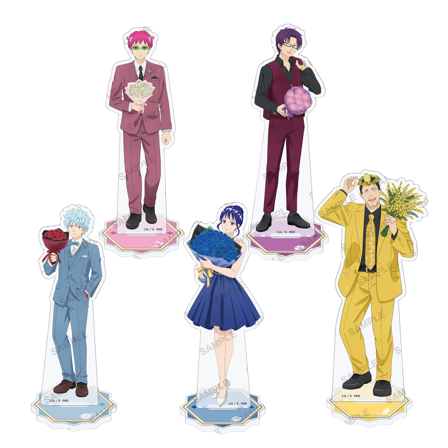 [Special Bundle] The Disastrous Life of Saiki K - Acrylic Stands (5 Types) [Pre-order Dec 2026]
