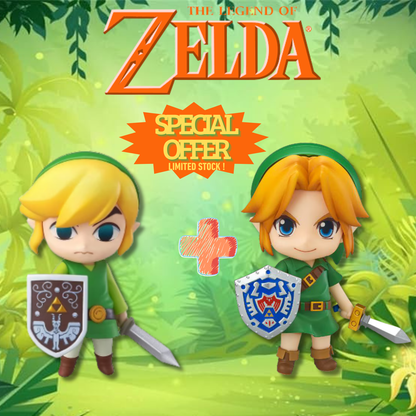 [Special Bundle] The Legend of Zelda - Link Wind Waker Ver. + Link Majora's Mask 3D Ver.
