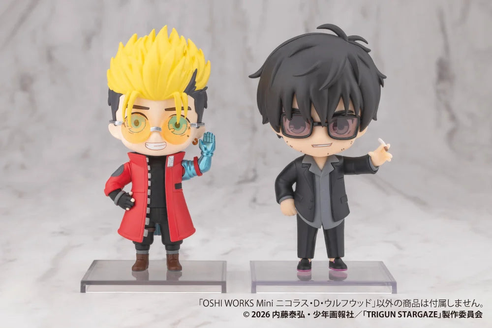[Special Bundle] Trigun Stargaze Oshi Works Figure - Mini Vash the Stampede & Nicholas D. Wolfwood [Pre-Order Mar 2027]