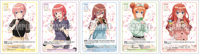 The Quintessential Quintuplets Card Game Special Card Set Presented by Radio "The Quintessential Quintuplets"