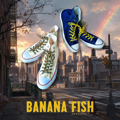 [Special Bundle] Banana Fish - BANANA FISH Kyoto Braided Shoelaces (2 Types)