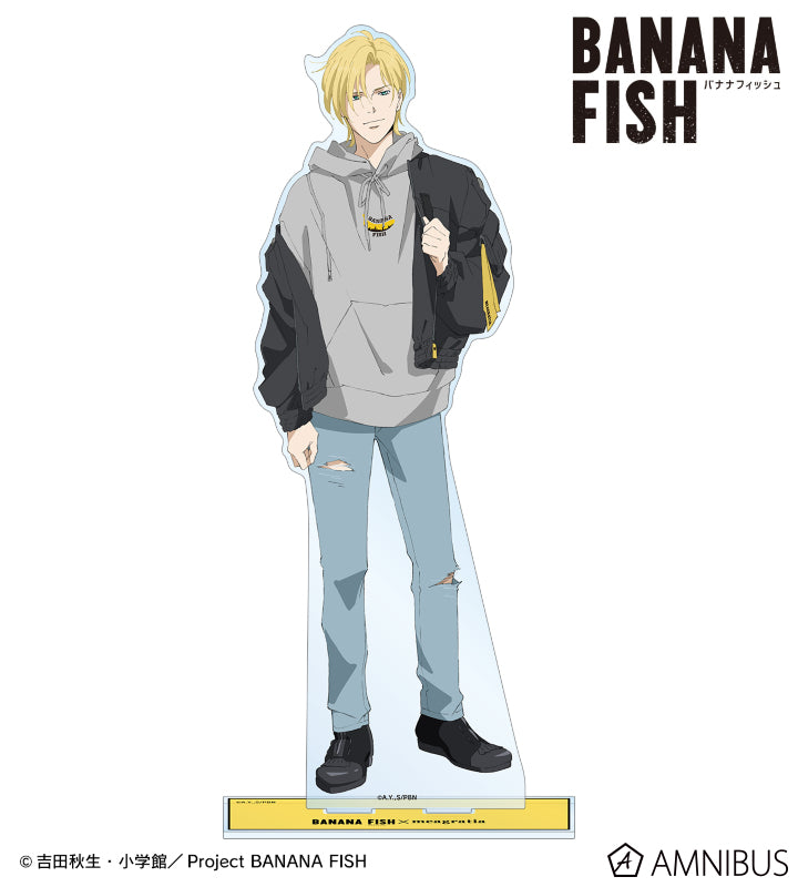 [Special Bundle] Banana Fish - Meagratia Collaboration Original Illustration Casual Clothes ver. Extra-Large Acrylic Stand (2 Types) [Pre-Order Mid Dec 2026]