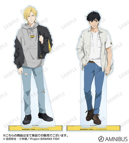 [Special Bundle] Banana Fish - Meagratia Collaboration Original Illustration Casual Clothes ver. Extra-Large Acrylic Stand (2 Types) [Pre-Order Mid Dec 2026]