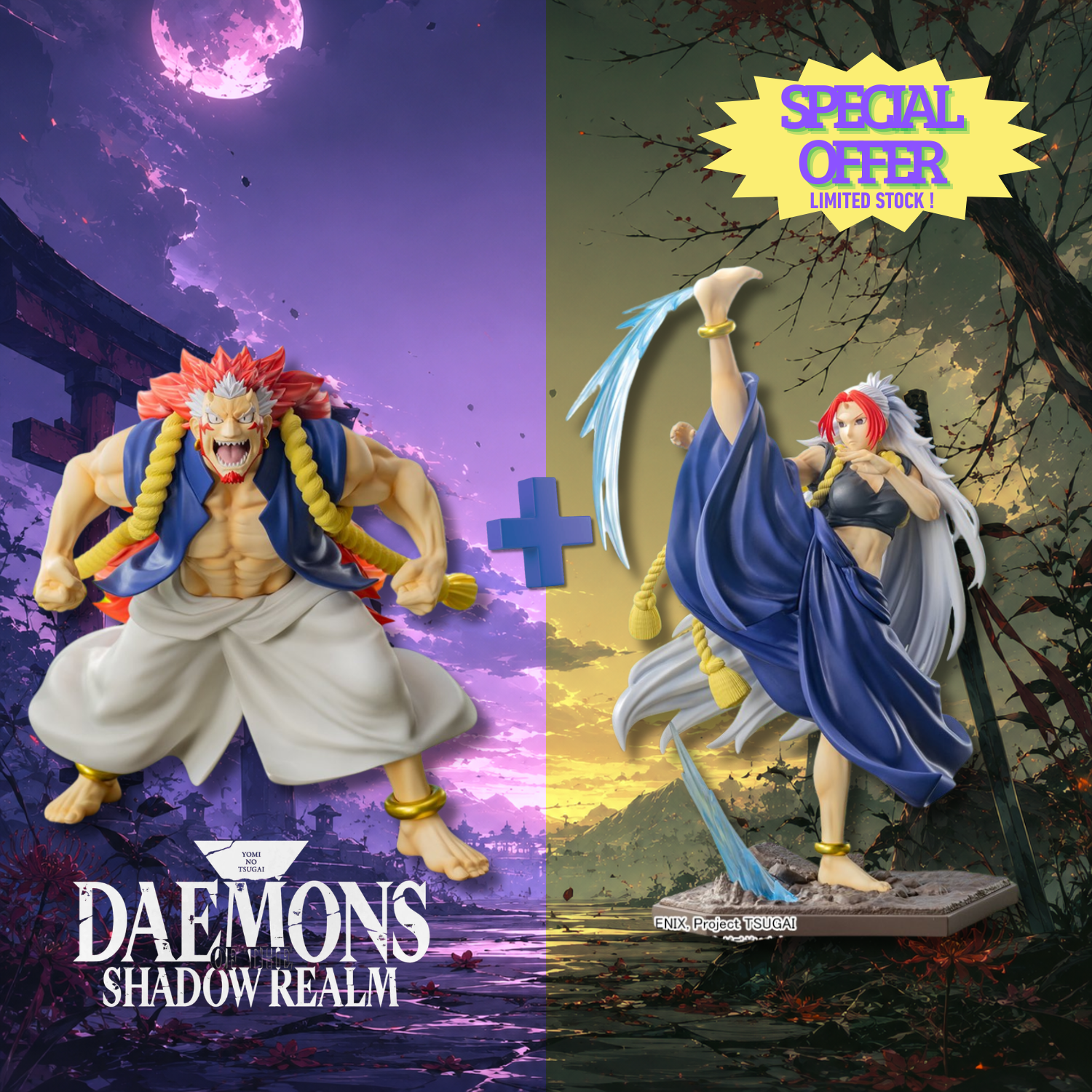 [Special Bundle] Daemons of the Shadow Realm Luminasta Figure - Right & Left [Pre-order Feb 2027]