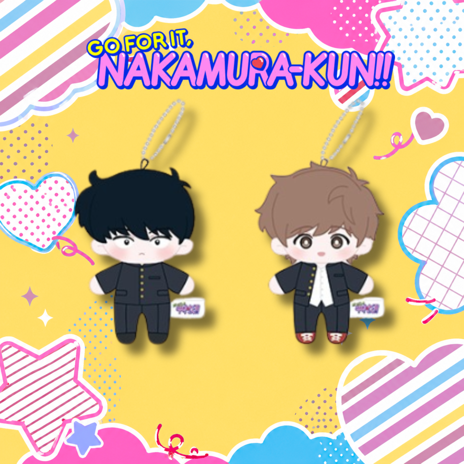 [Special Bundle] Go for It, Nakamura! - Plush keychain (2 Types) [Pre-Order Mar 2027]