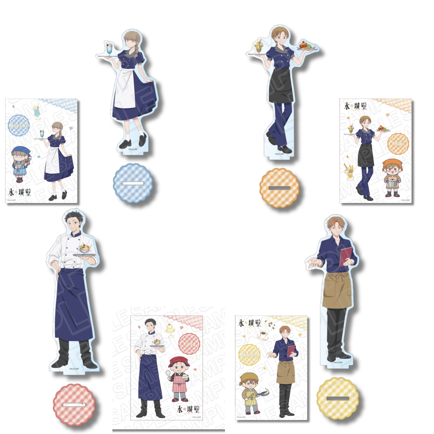 [Special Bundle] The Ramparts of Ice Cafe Event- Acrylic Figure & Stickers Cafe Ver. (4 Types) [Pre-Order Oct 2026]