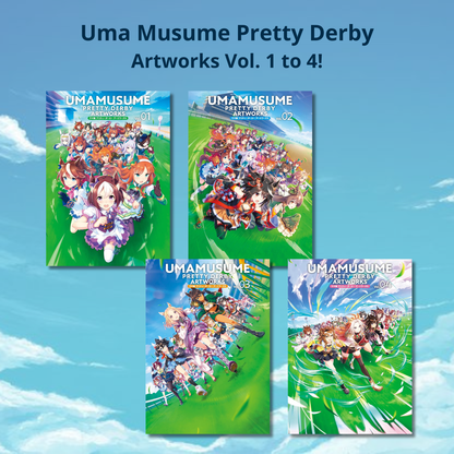 [Special Bundle] Uma Musume Pretty Derby - Artworks Vol. 1 to 4