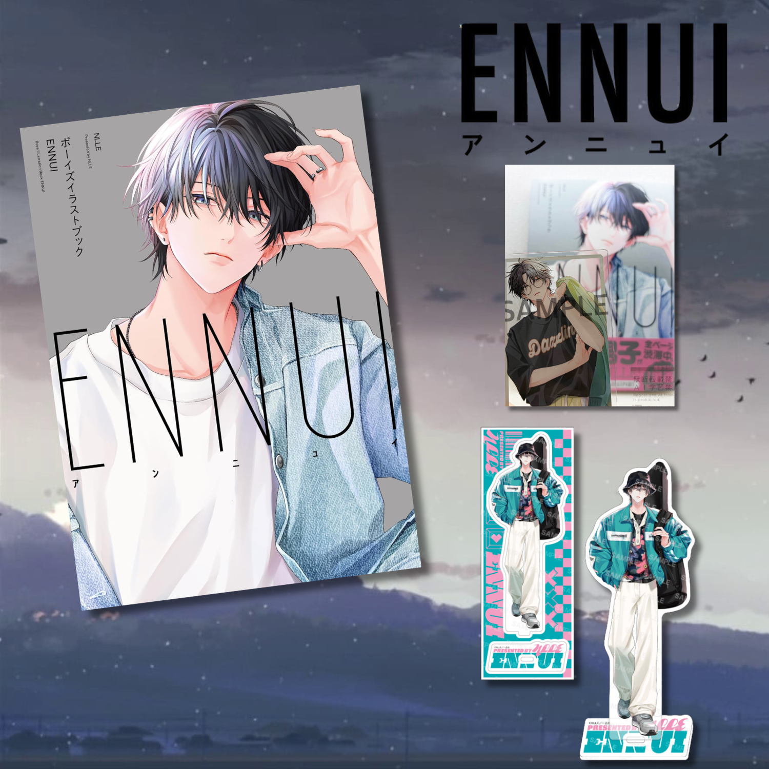 [Special Edition] ENNUI - Boys' Illustration Book ENNUI + Bonus (2 Types)