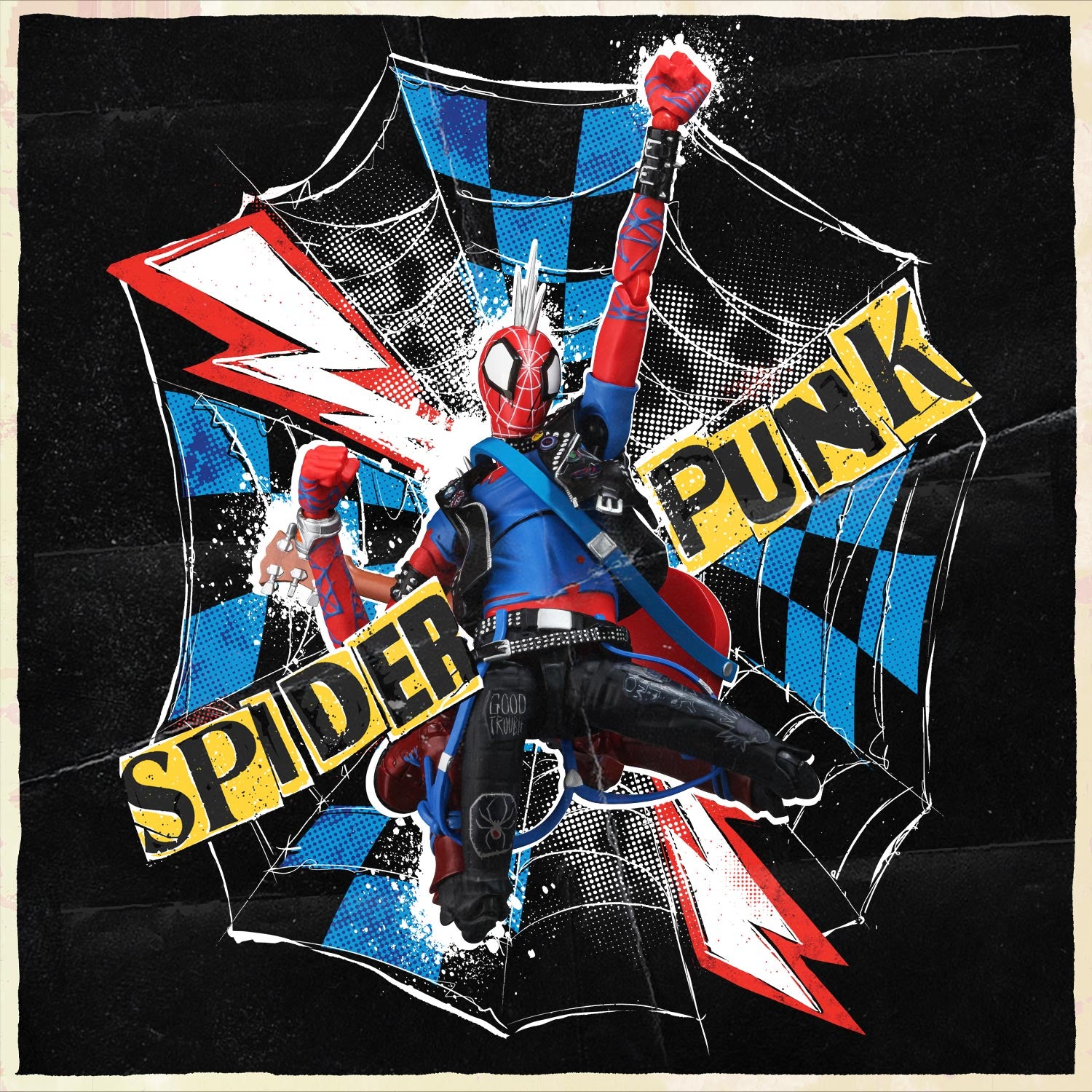 Spider Man Across the Spider Verse - SV Action Spider Punk [Pre-Order Jul 2026]