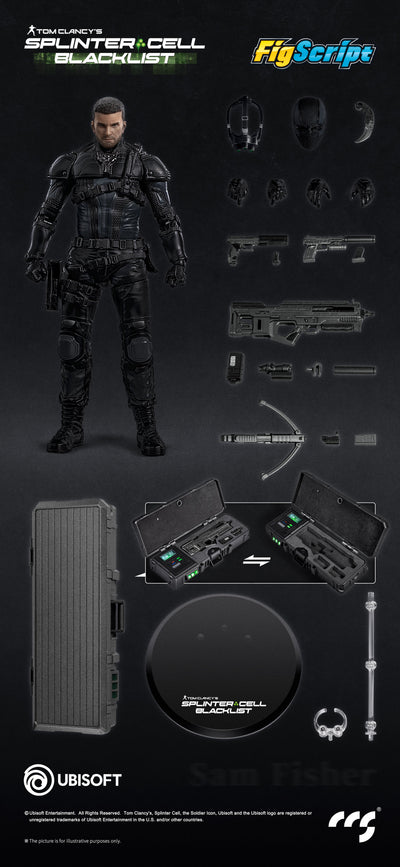 Splinter Cell Figscript 1/12 Scale Action Figure - Sam Fisher [Pre-Order Aug 2026]