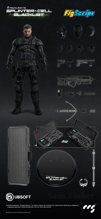 Splinter Cell Figscript 1/12 Scale Action Figure - Sam Fisher [Pre-Order Aug 2026]