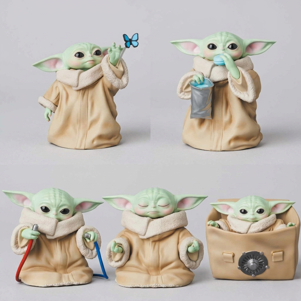 Star Wars: The Mandalorian & Grogu Ultra Detail Figure - Grogu Vol.2 (5 Types) [Pre-Order Aug 2026]