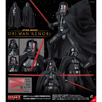 Star Wars Mafex - Darth Vader Obi-Wan Kenobi Ver.
