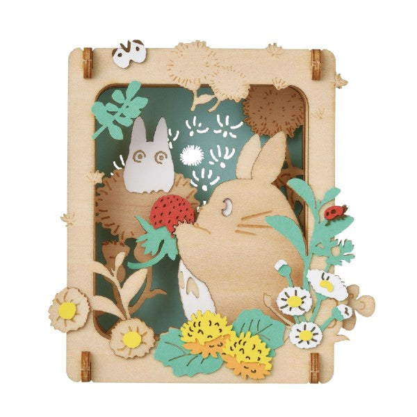 My Neighbor Totoro PAPER THEATER -Wood Style- / Strawberry Picking PT-W16X