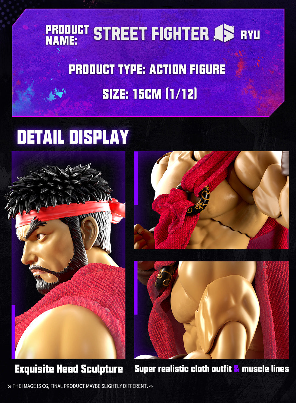 Street Fighter 6 52TOYS FigLite - Ryu [Pre-Order Aug 2026]