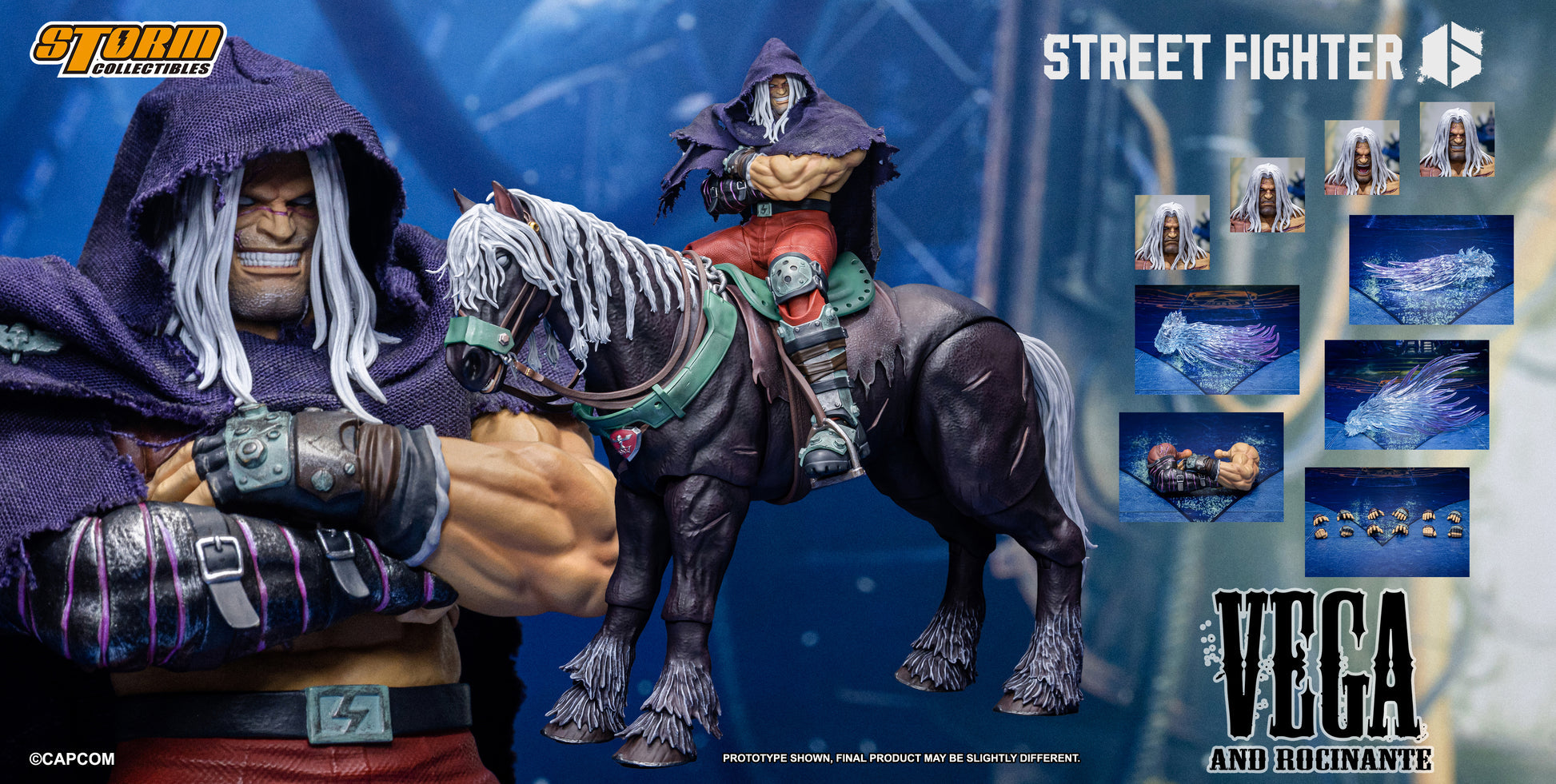 Street Fighter 6 Action Figure - Vega & Rocinante [Pre-Order Dec 2026]