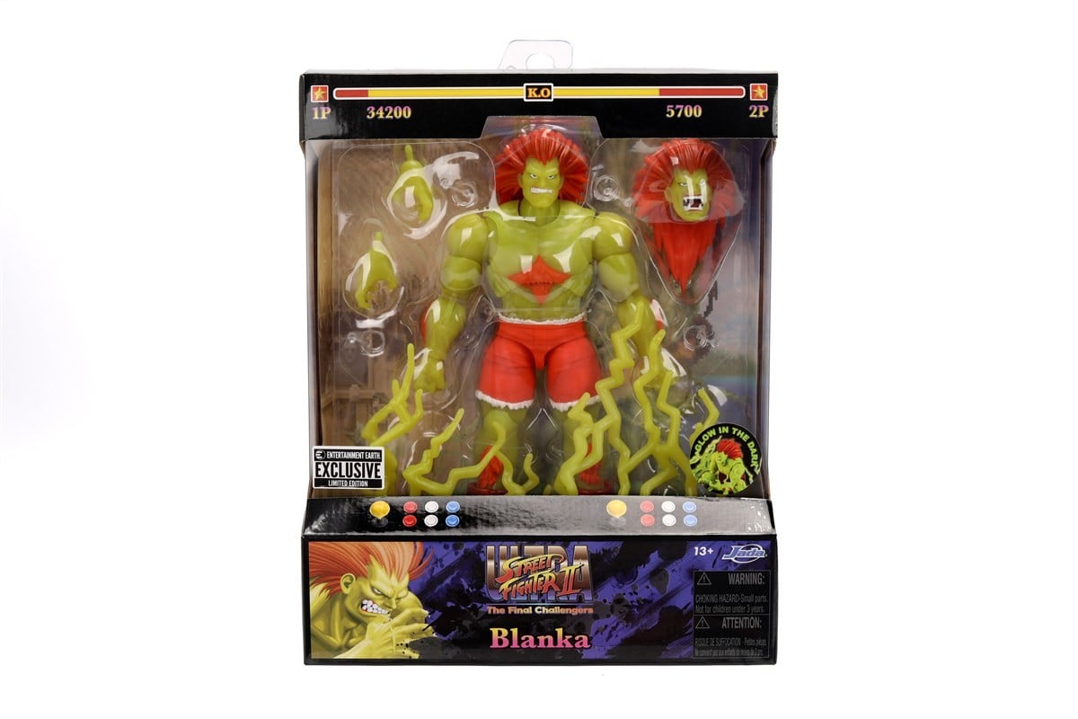 Street Fighter II Jada Toys Figure - Blanka Glow in the Dark Finished Product Ver. [Pre-Order Sep 2026]