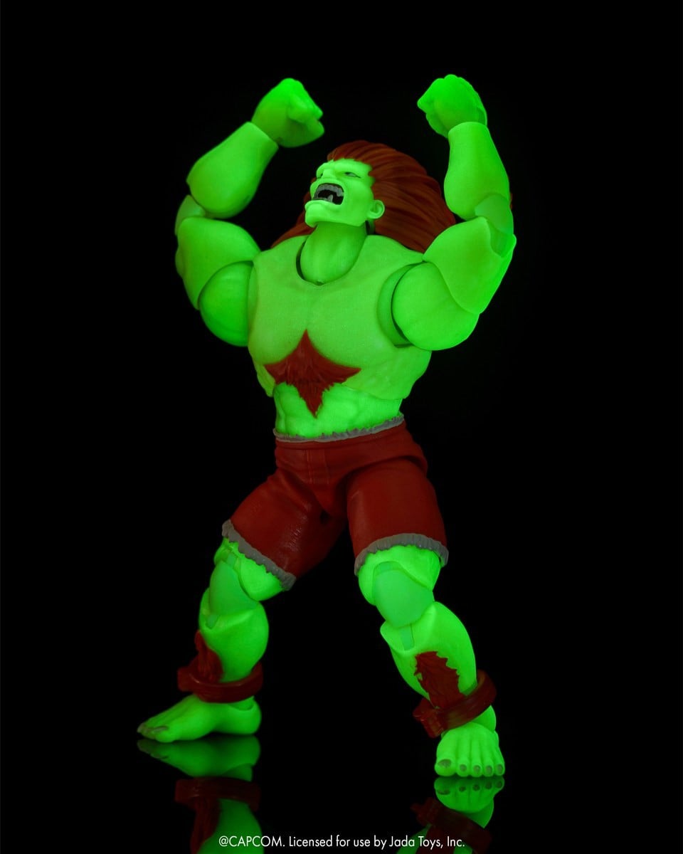 Street Fighter II Jada Toys Figure - Blanka Glow in the Dark Finished Product Ver. [Pre-Order Sep 2026]