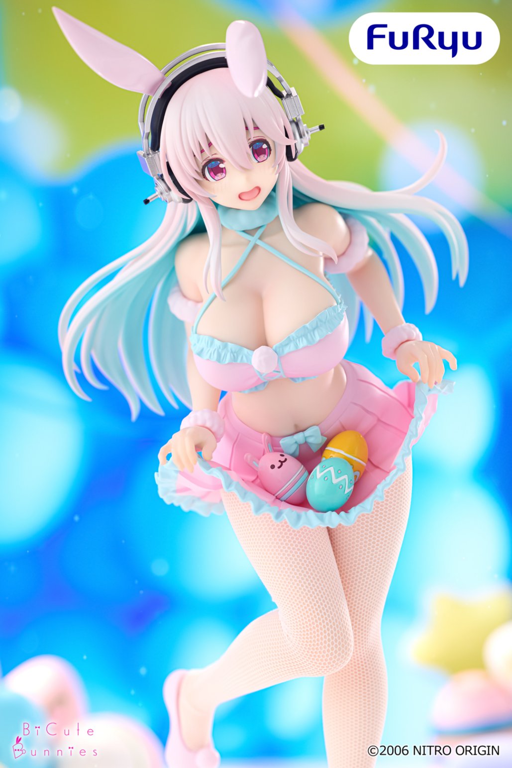 Super Sonico Series Bi Cute Bunnies Figure - Pastel Easter Ver. [Pre-Order Mar 2027]