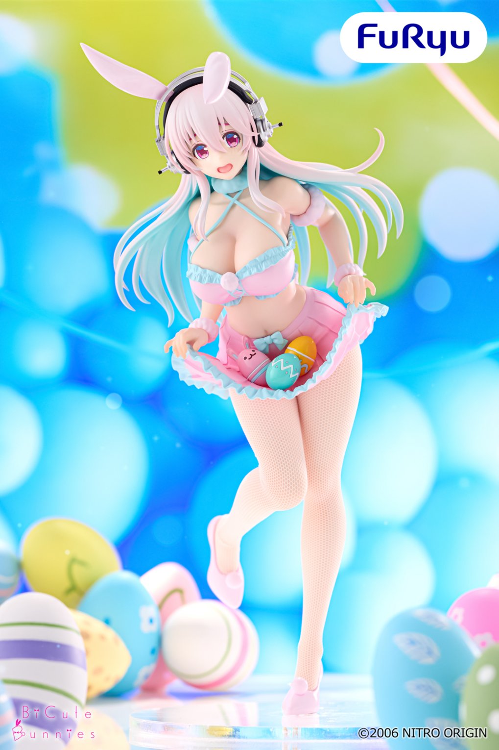 Super Sonico Series Bi Cute Bunnies Figure - Pastel Easter Ver. [Pre-Order Mar 2027]