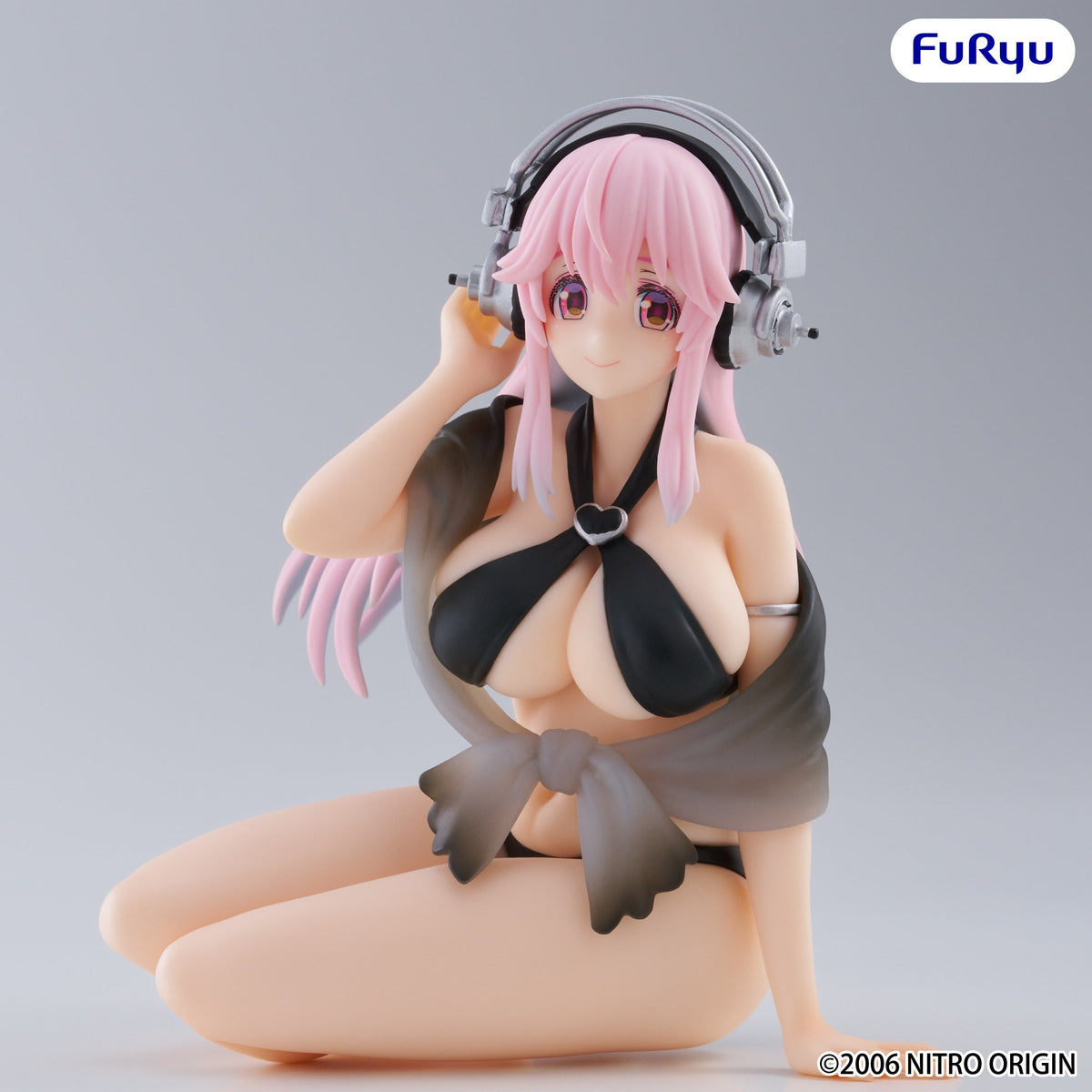 Super Sonico Series Noodle Stopper Figure - Super Sonico Bikini Ver. - Imagen 1